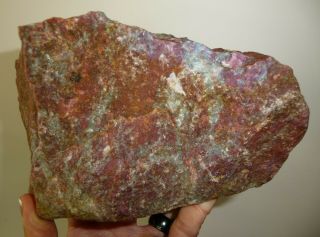 Dino: Lg.  Ruby Kyanite Crystal Rough,  India - 5 Lbs.  5.  8oz.  - Premium Quality