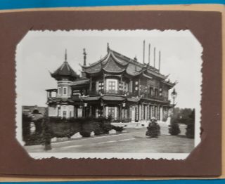1920 Brussels - Laken,  Belgium - Chinese Pavillion (10) Real Photos Book - Leopold 2