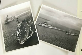 Hms Victorious & Ins Vikrant 1964 Photographs,  Royal Navy Aircraft Carrier