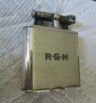 Dunhill Unique Lift Arm Lighter Pat.  143752 Monogram Restore
