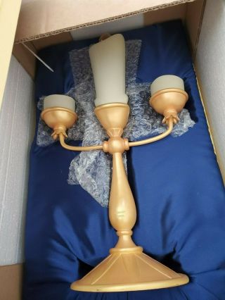 Disney Store Lumiere Candleabra - In Boxes Beauty And The Beast