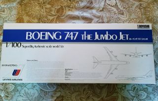 Douysha Boeing 1/100 747 Jumbo Jet United Airlines Markings
