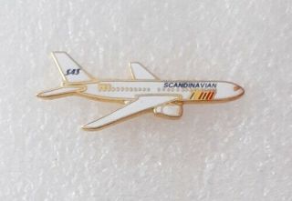 Scandinavian Airlines (sas) The Flag Carrier Of Sweden,  Norway And Denmark Pin