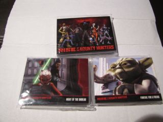 Topps 2010 Star Wars Clone Wars Rise Of The Bounty Hunters 90 Set,  5 Motion