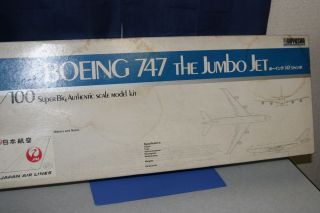 Boeing B - 747 - 200 1/100 Old Jal " Dirty Box” Doyusha Japan