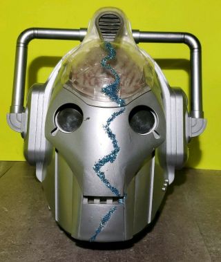 Cyber Controller Voice Changing Helmet With Brains Cyberman Dr Who Out Of Stock