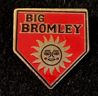 Big Bromley Vintage Skiing Ski Pin Badge Manchester Vermont Vt Travel Souvenir