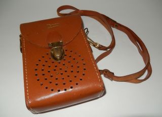 Vintage Zenith Royal 500 Transistor Radio Leather Carrying Case Only - No Radio