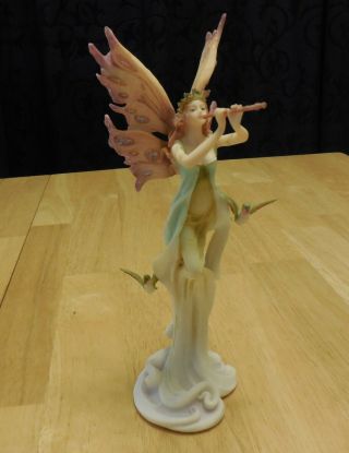 Hummers Night Dream Hummingbird Fairy Angel Figurine Jody Bergsma 10 " Tall 6815