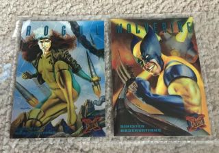 Wolverine 1995 X - Men Fleer Ultra Sinister Observations Chrome Insert Card 10 8