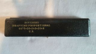 Lutz Vintage Proportional Divider Drafting Tool W/ Case Made In Germany