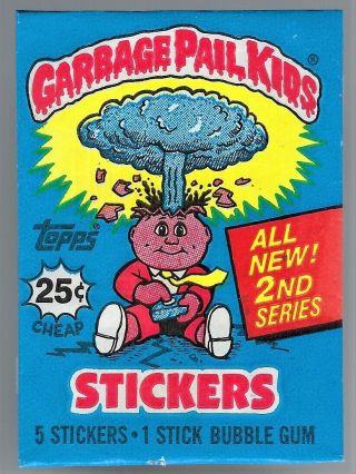 1985 Garbage Pail Kids 2nd Series 2 Complete Set A & B With Wrapper
