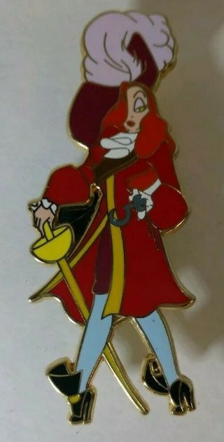 Disney Shopping Jessica Rabbit Dressed As Captain Hook Le 300 Pin Htf Wfrr