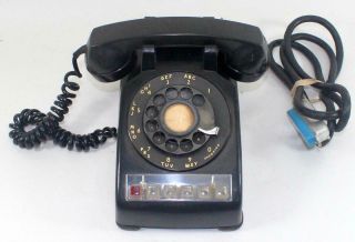 Vintage Western Electric Bell System Black Multi Line Rotary Office Telephone