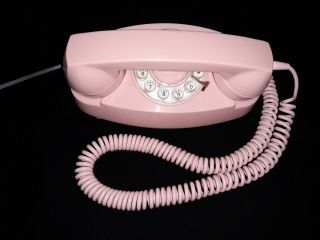 2003 Crosley Cr - 59 Pink Princess Phone Faux Rotary Push Button Vintage