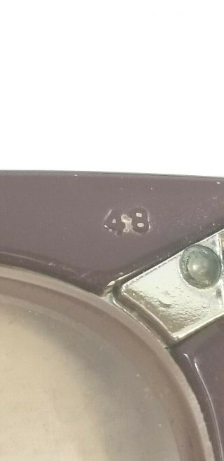 Vintage Bausch & Lomb B&L 5 3/4 SAFETY 46 22 Brown Bi - Focal Magnifier Glasses 8