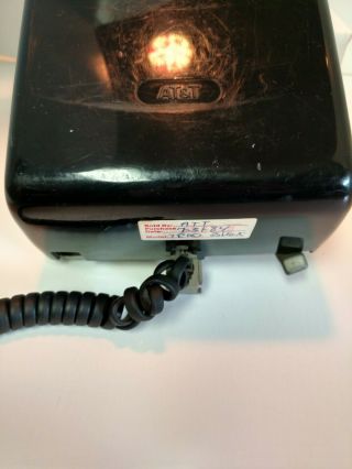 AT&T Black Rotary Dial Wall Mount Phone 3