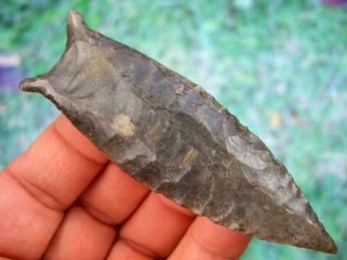 Fine 3 3/4 inch G10 Kentucky Cumberland Point with Arrowheads Artifacts 2