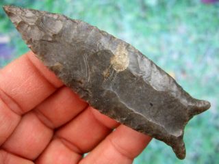 Fine 3 3/4 inch G10 Kentucky Cumberland Point with Arrowheads Artifacts 3