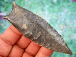 Fine 3 3/4 inch G10 Kentucky Cumberland Point with Arrowheads Artifacts 6