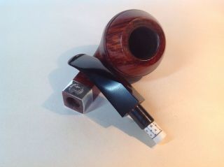 Peterson Sherlock Holmes Squire Smoking Pipe.  9mm Filter.  P Lip.  Silver. 7