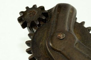 Antique F.  W.  Hudson Improved Cast Iron Apple Parer Peeler Corer Pat Dec 2nd 1862 5