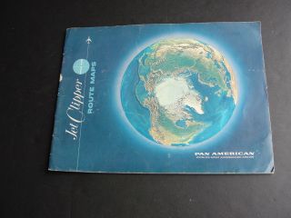 Pan American Panam Airways Jet Clipper Route Maps Taiwan Japan Asia 1964 Booklet