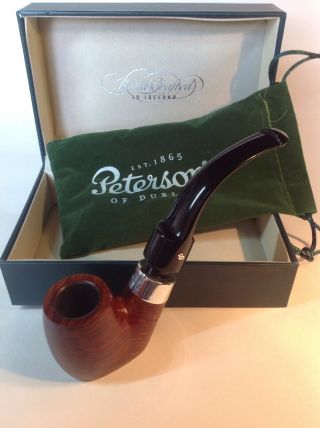 Peterson Deluxe Smoking Pipe 9mm Filter.  Large.