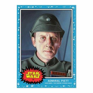 Topps Star Wars Living Set Card 20 - Admiral Piett