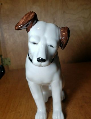 Vintage Nipper Rca Dog Ceramic Figurine 6 1/2 " Inches Tall Sarsaparilla