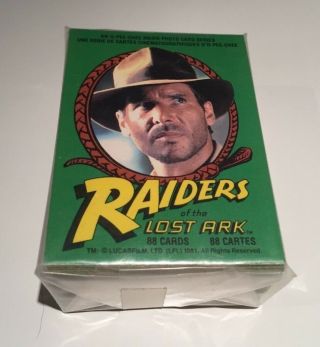1981 O - Pee - Chee Raiders Of The Lost Ark Complete Set - 88 Cards