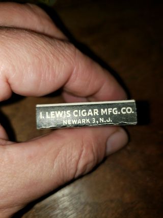 1940s Vintage JOHN RUSKIN Cigar I.  Lewis Mfg Co.  Newark NJ Matchbook 3