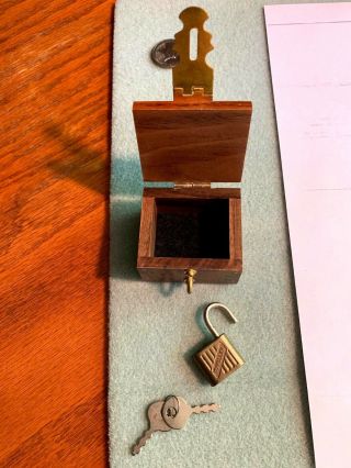 Lippincot Coin Box - Viking Haenchen - Hallmarked - Rare,  No Long Made By Viking