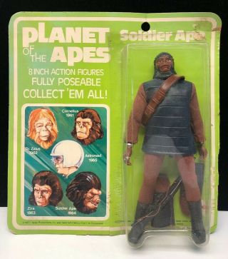 Planet Of The Apes Soldier Ape 8 Inch Action Figure Mego 1967 Apjac