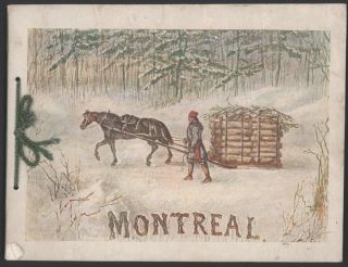 Early 1900s Montreal,  Canada,  Souvenir Photo Booklet