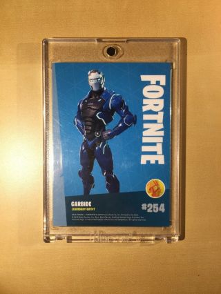 2019 Panini Fortnite Series 1 Carbide Legendary Outfit 254 Crystal Shard Card 2