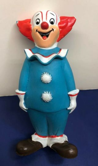 5” Vintage Larry Harmon Bozo The Clown 1974 Squeeze Toy
