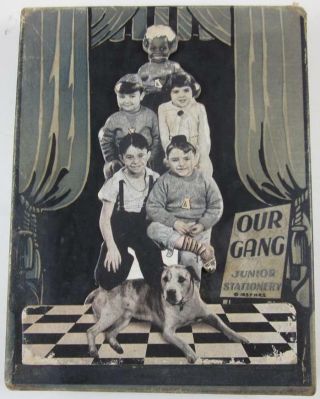 Vintage Our Gang Junior Stationery Box 1937 Hal Roach Studios
