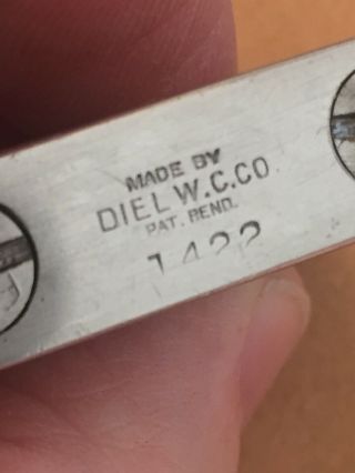 Vintage DIEL Watch Case Company Pocket Lighter - Rarely Seen 5