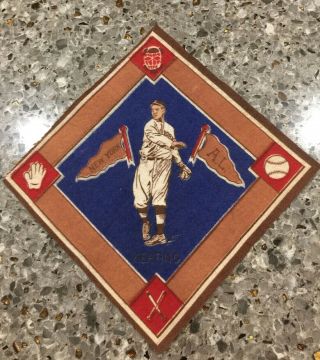 Ray Keating 1914 B18 Baseball Blanket York Al,  Blue If,  Red Bases Vg