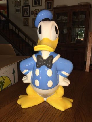 Vintage Donald Duck Cookie Jar 75th Anniversary Disney Collectible
