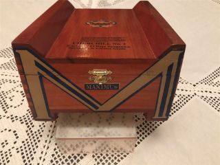 Gorgeous Rare All Wooden Cigar Box Diamond Crown Maximus 7 " X8 " X4 "