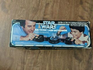 Vintage Star Wars Electronic Laser Battle Game - 1977 Kenner And Still