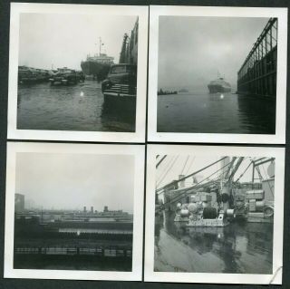 Vintage Photos Cruise Ship Landing In York City Harbor 978068