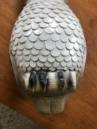 Vintage Halloween Blow Mold Owl Union Products Leominster MA Plastic Mod Hanging 5