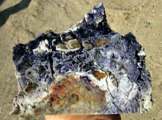 4.  02 Lb Tiffany Stone Rough,  Bertrandite,  Opalized Fluorite Utah.  (mk)