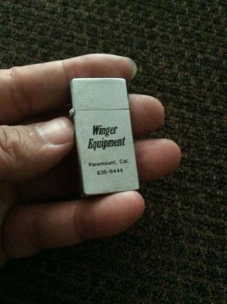 Mini Barlow Ad Lighter,  Winger Equipment