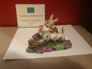Wdcc Bambi - Thumper & Miss Bunny " Twitterpated In The Springtime ",