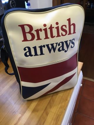 British Airways Cabin Bag Vintage Retro Carry On Hand Luggage