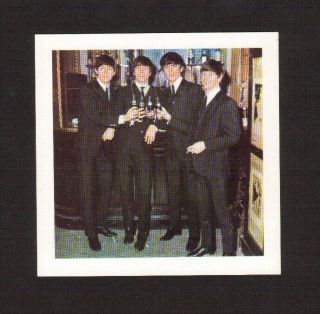 The Beatles Vintage 1960s Mister Softee Top 10 Pop Rock Uk Music Card B Nm/m